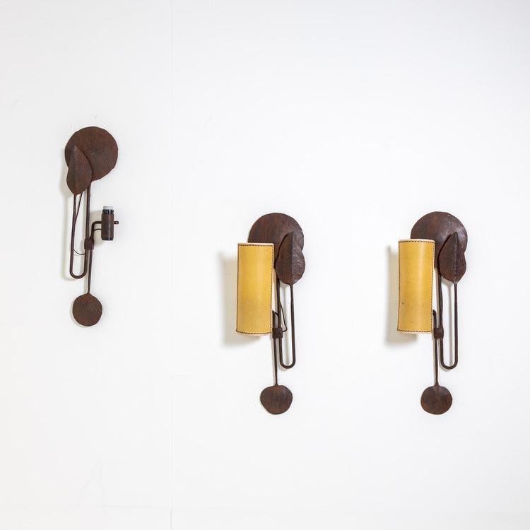 Brutalist Sconces, Italy 1960s - Ehrl Fine Art & Antiques