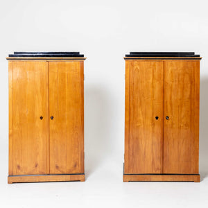 Pair of Biedermeier Collection Cabinets, Cherry, Southern Germany, probably Munich, around 1820