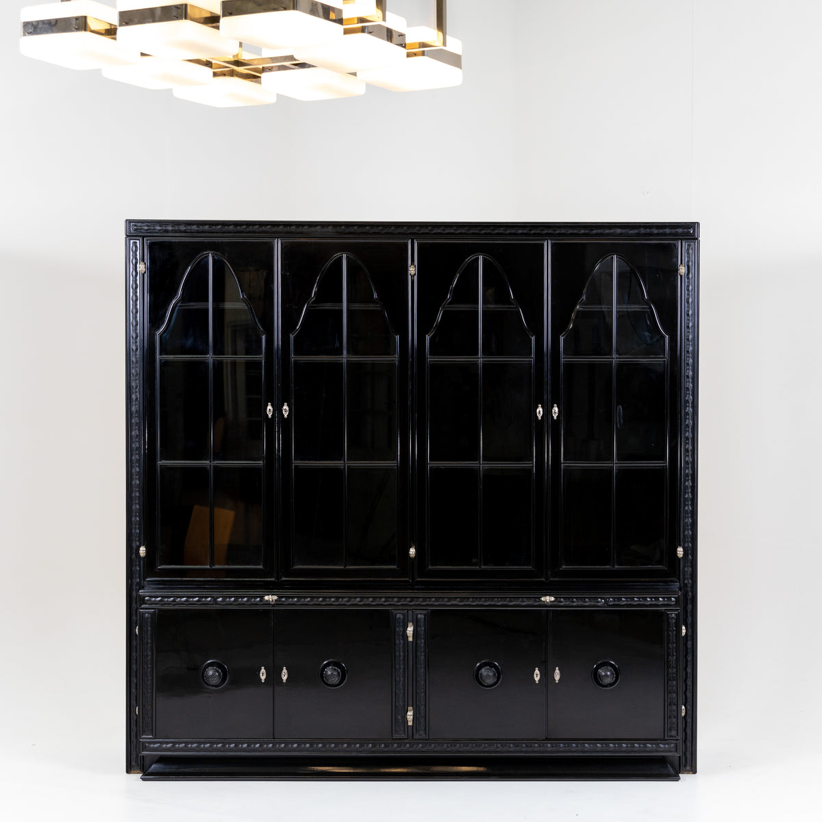 Ebonisierter Jugendstil Bücherschrank, Wien um 1910