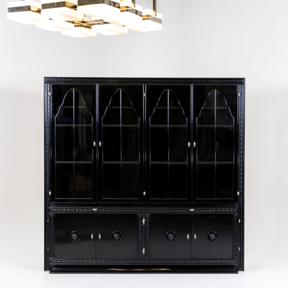 Ebonised Art Nouveau Bookcase, Vienna c. 1910