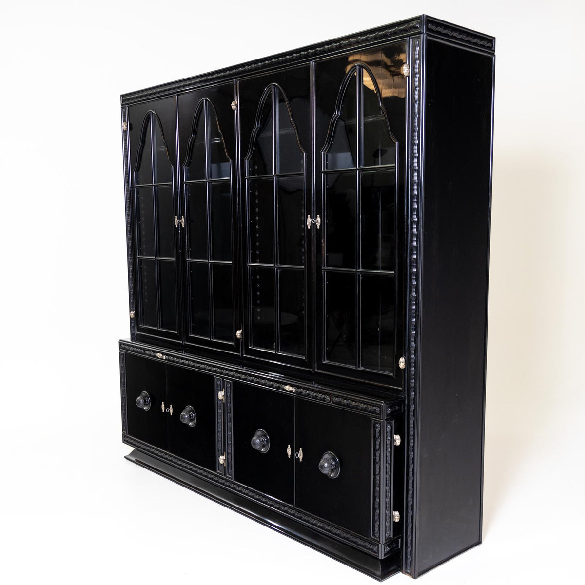 Ebonised Art Nouveau Bookcase, Vienna c. 1910