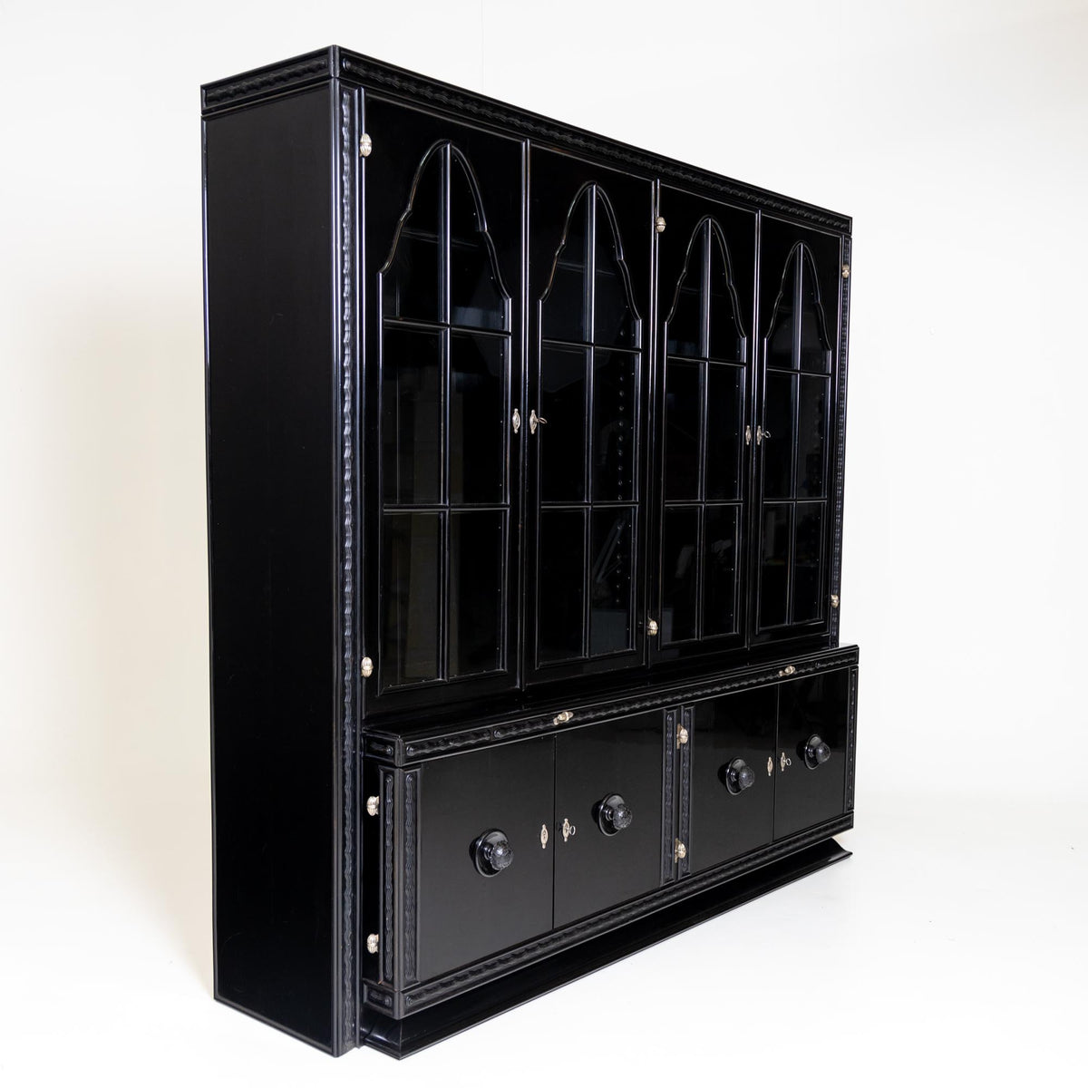 Ebonised Art Nouveau Bookcase, Vienna c. 1910