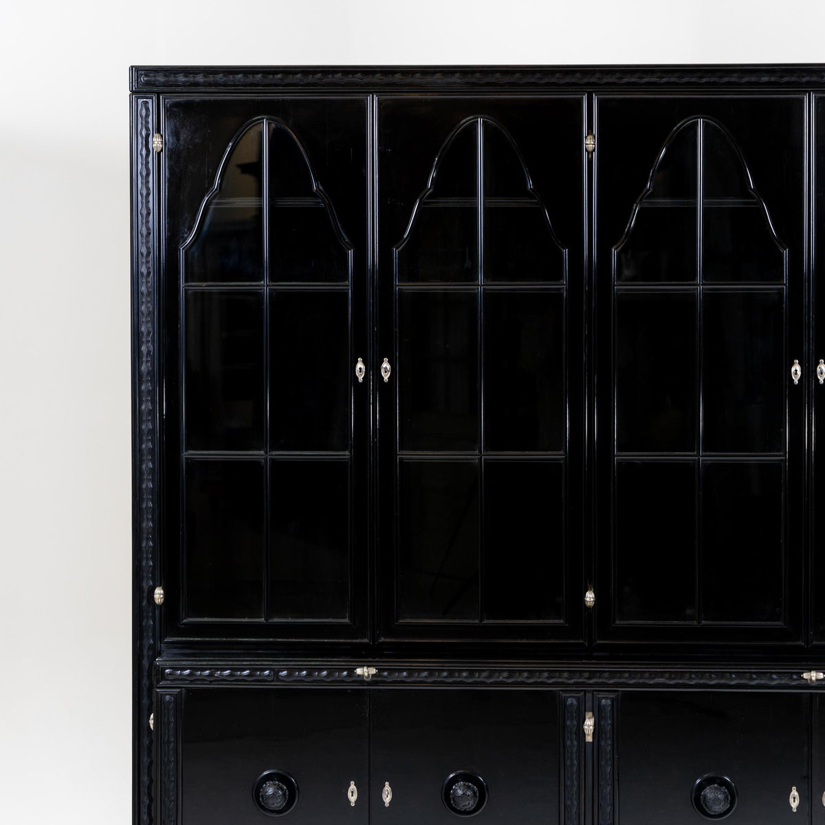 Ebonised Art Nouveau Bookcase, Vienna c. 1910