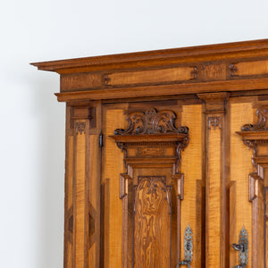 Renaissance Two-Door Façade Cabinet, Nuremberg, 1650-1680