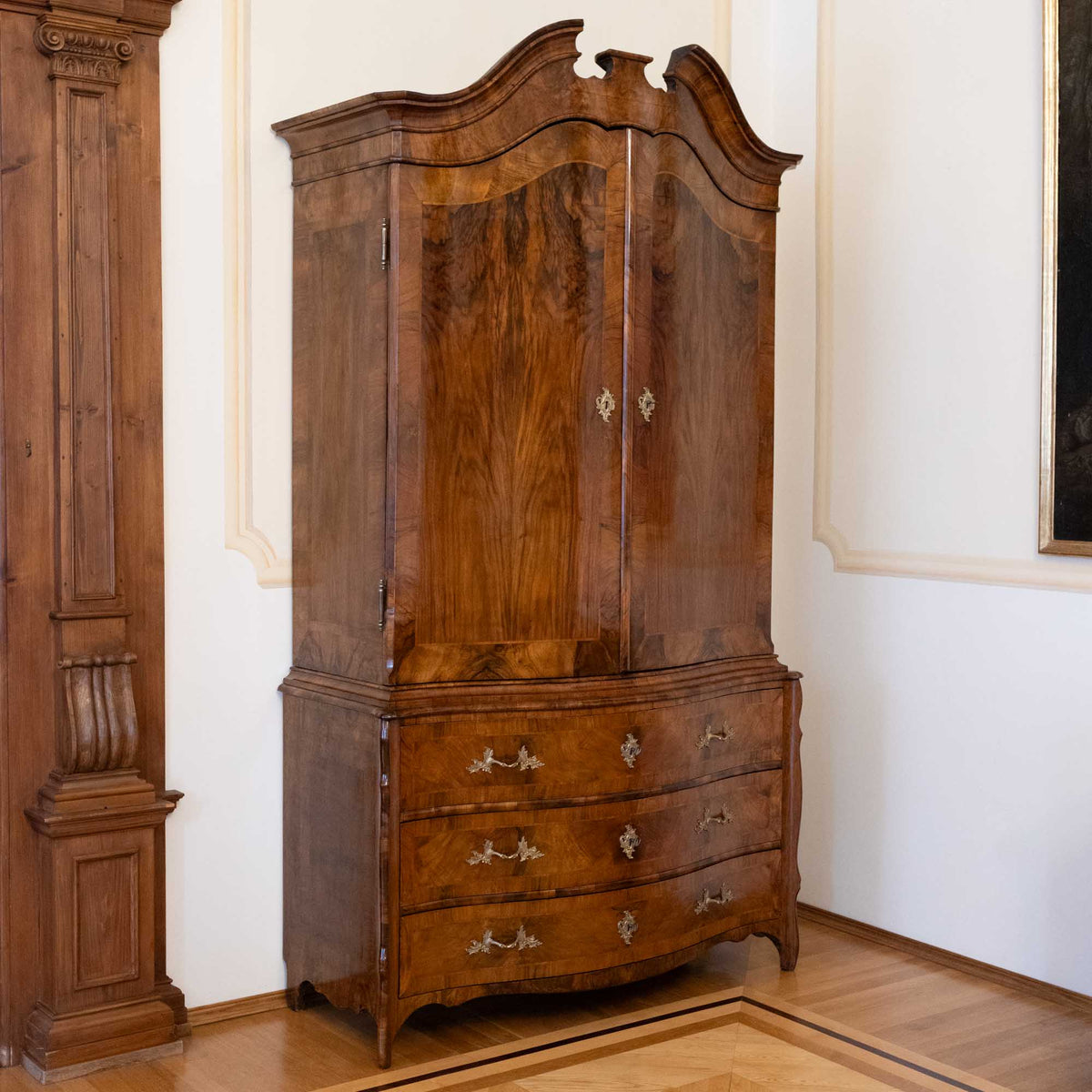 Barockes Aufsatzmöbel, Mitte 18. Jahrhundert