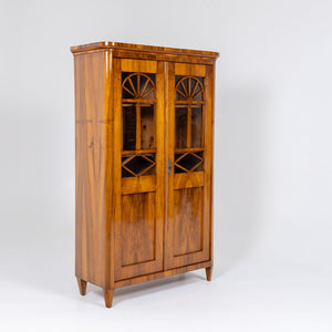 Biedermeier Walnut Bookcase, circa 1830