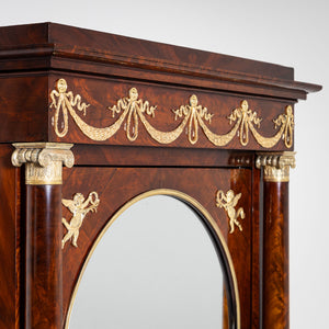 Empire Mirror Cabinet, circa 1815