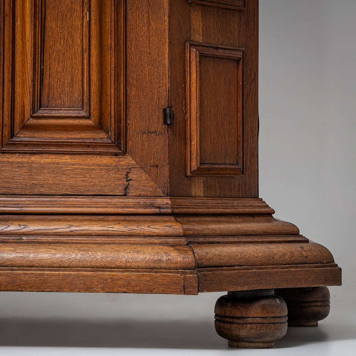 Baroque Cabinet with Turned Columns, 18th Century