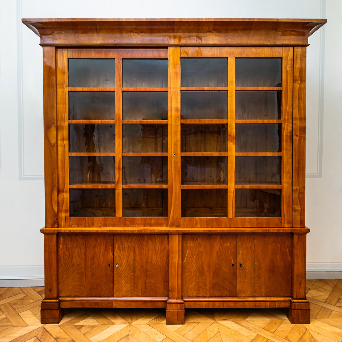 Biedermeier Cherrywood Bookcase, Germany, circa 1820