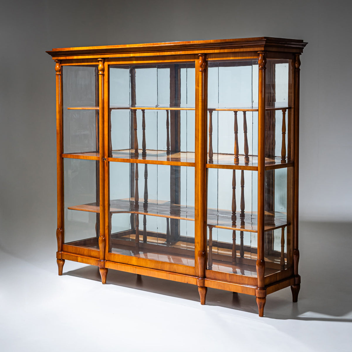 Biedermeier Display Cabinet, probably Austro-Hungarian Empire, circa 1830