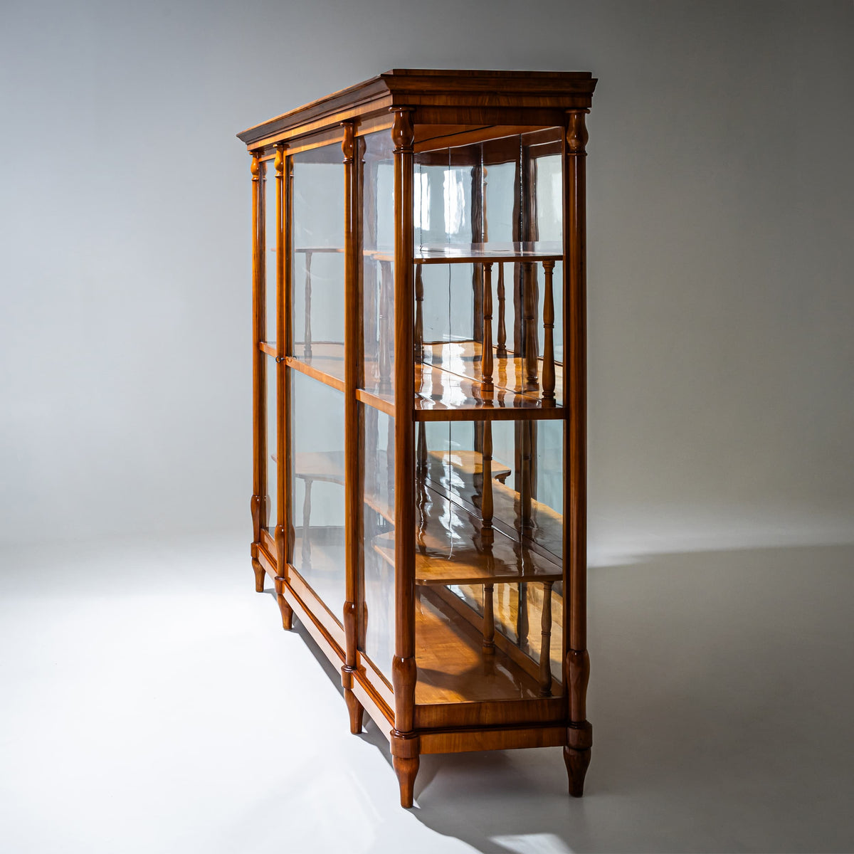 Biedermeier Display Cabinet, probably Austro-Hungarian Empire, circa 1830