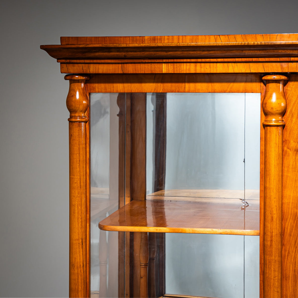 Biedermeier Display Cabinet, probably Austro-Hungarian Empire, circa 1830