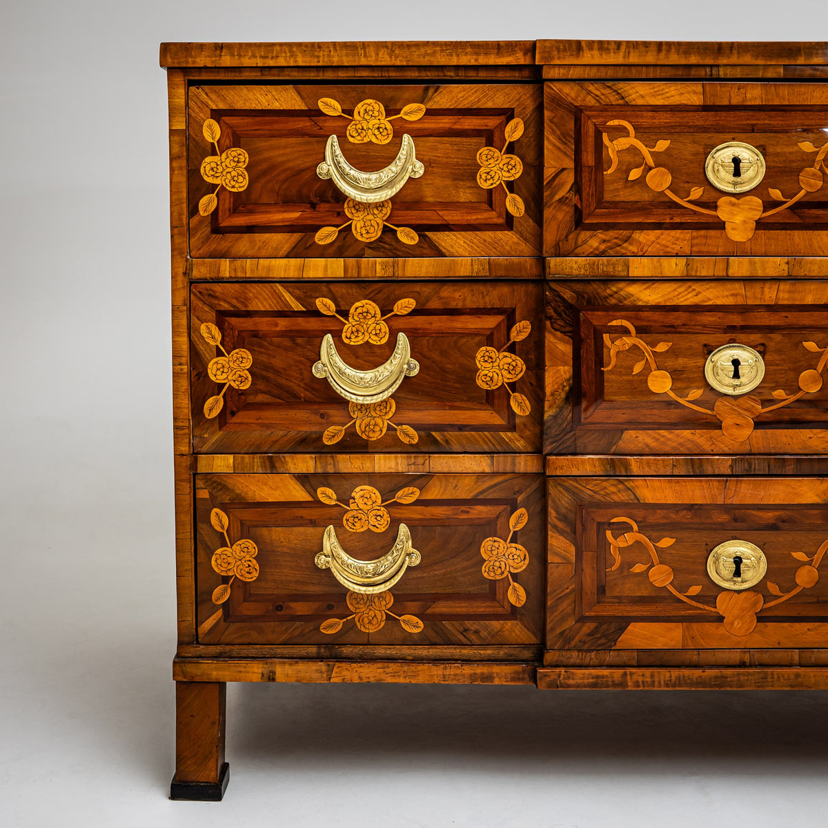 Louis Seize Marquetry Chest of Drawers, Late 18th Century