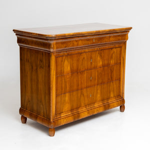 Walnut Chest of Drawers, Mid-19th Century