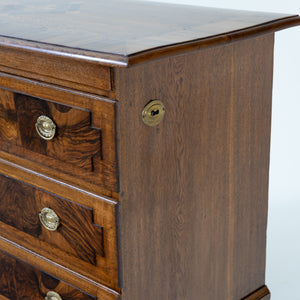 Louis Seize Chest of Drawers with Side Lock, Nuremberg, late 18th Century