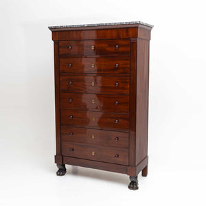 Biedermeier Semainiere with Marble Top, early 19th Century