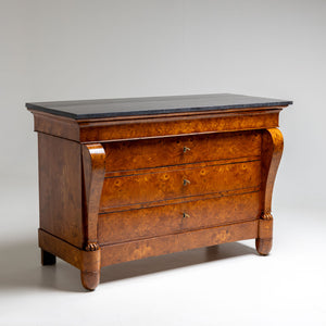 Chest of drawers with stone top, France, 1st half of the 19th century