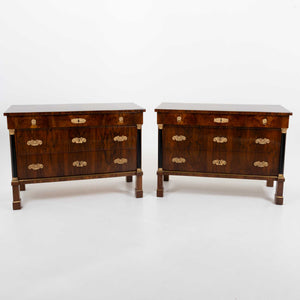 Large Biedermeier Chests of Drawers, Italy around 1820