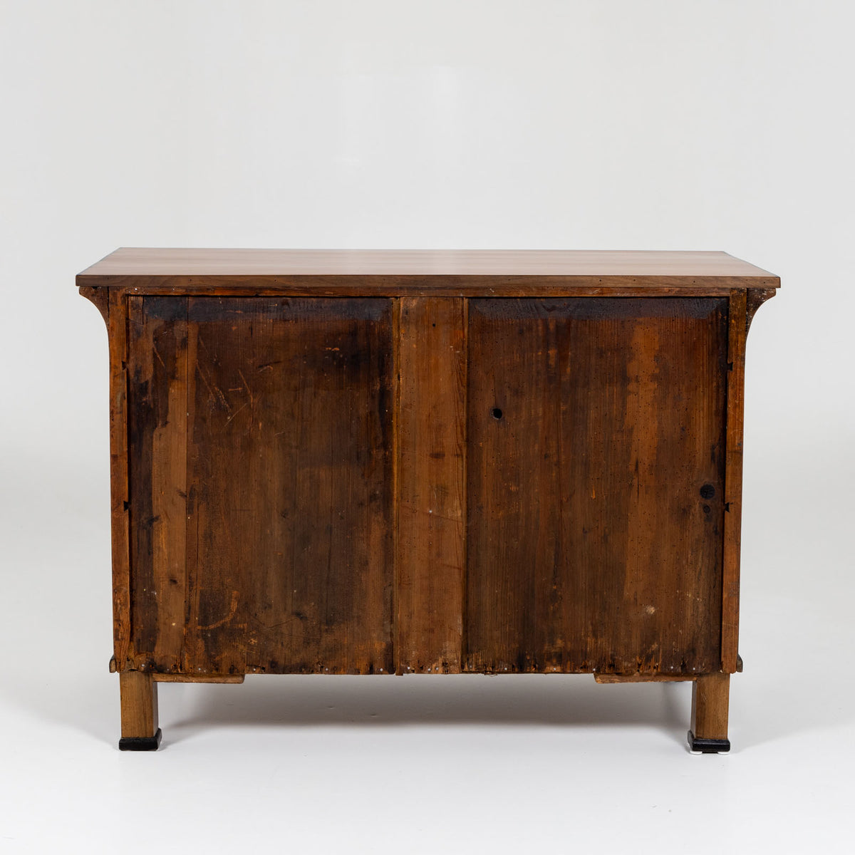 Biedermeier Kommode mit ebonisierten Säulen, um 1820