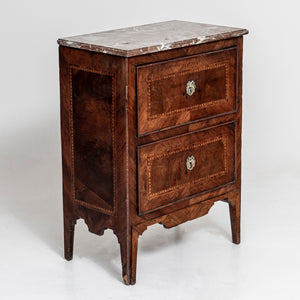 Neoclassical Chests of Drawers with Marble Tops, Italy circa 1790