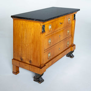 Empire Chest of Drawers with Granite Top, France, early 19th Century