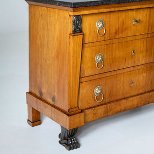 Empire Chest of Drawers with Granite Top, France, early 19th Century