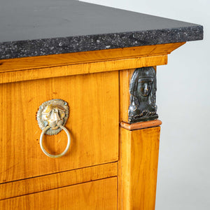 Empire Chest of Drawers with Granite Top, France, early 19th Century