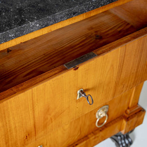 Empire Chest of Drawers with Granite Top, France, early 19th Century