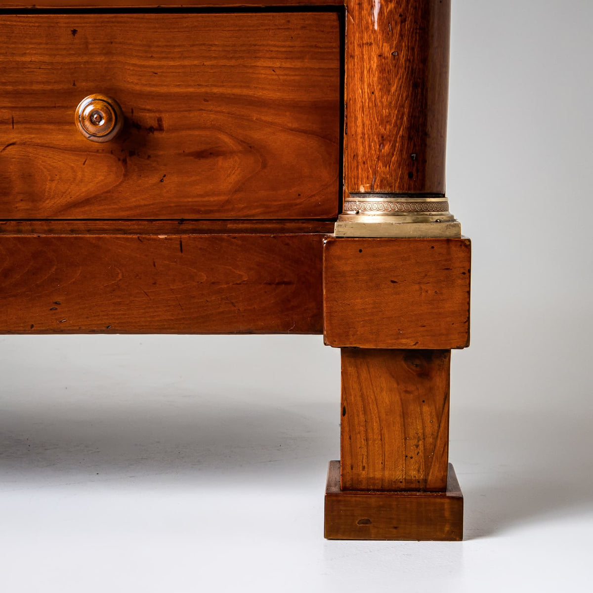 Empire Chest of Drawers with Columns, France, early 19th Century