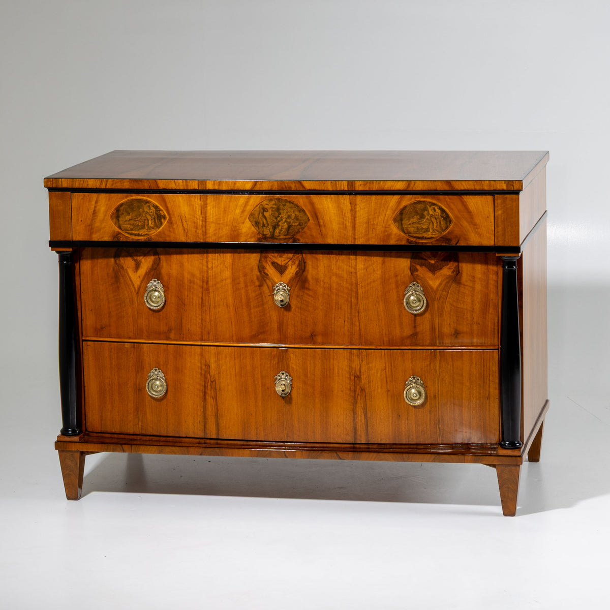 Kommode mit Umdruckdekor, süddeutsch, um 1820