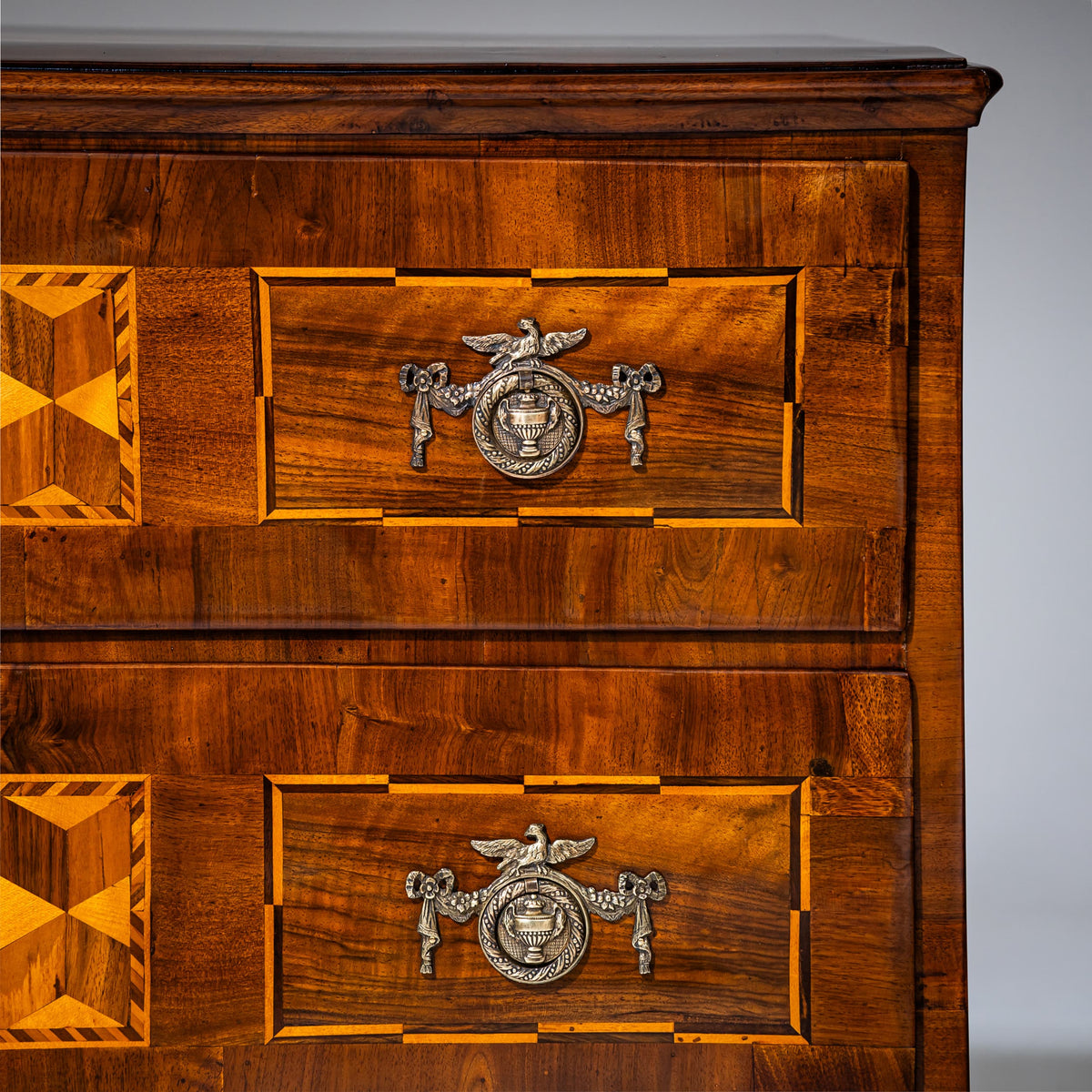 Louis XVI Marquetry Chest of Drawers, Late 18th Century
