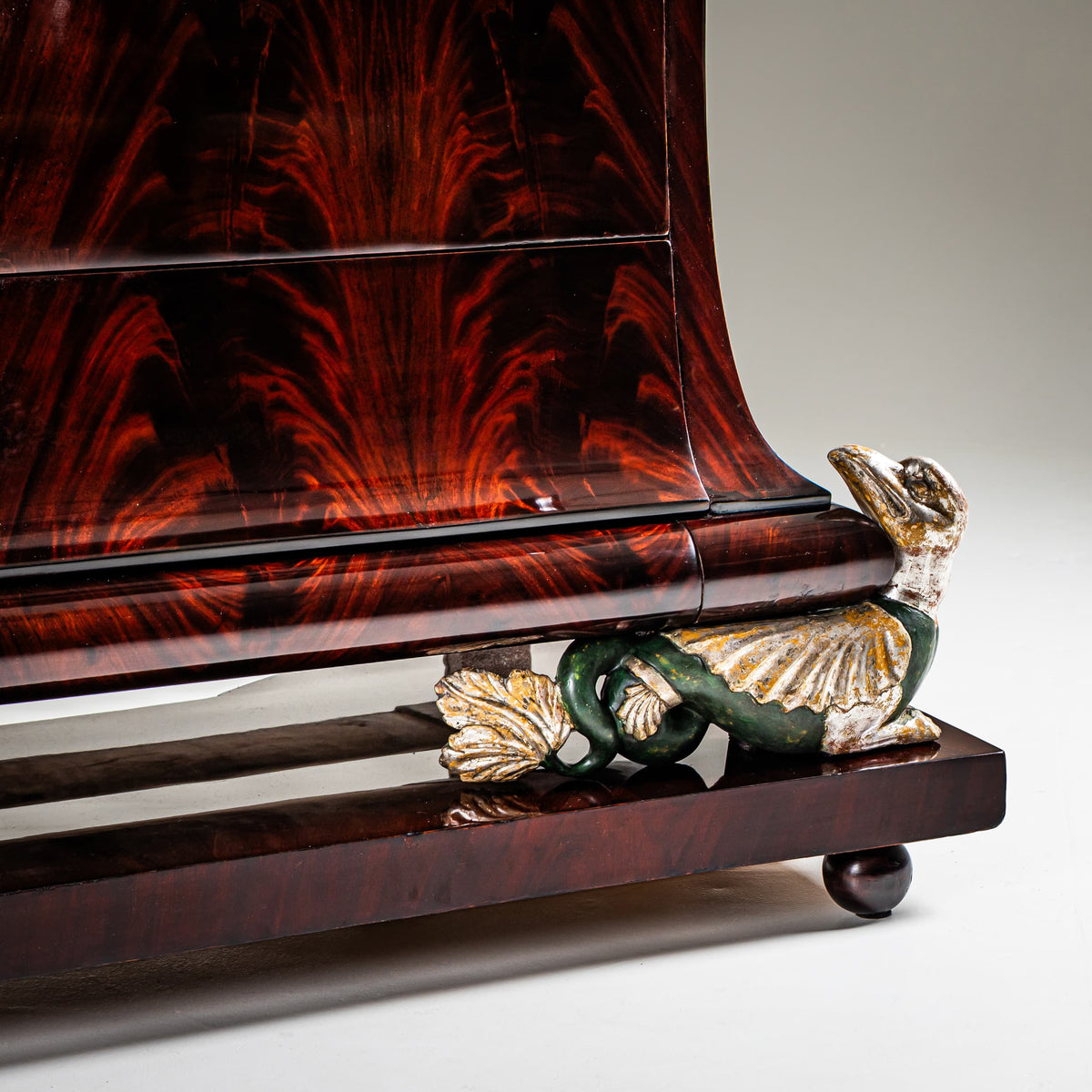 Empire Chest of Drawers in Mahogany, Spain, Early 19th Century