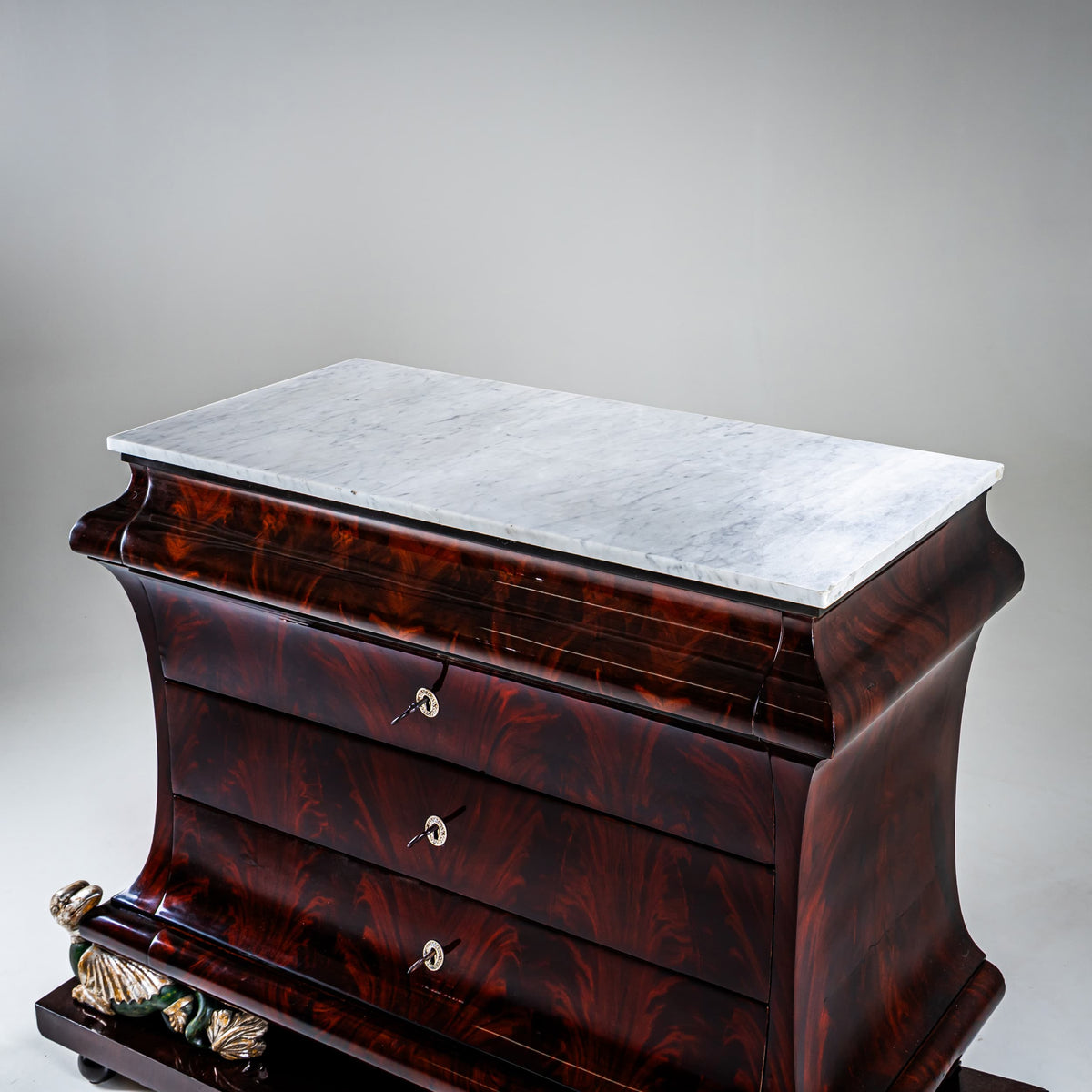Empire Chest of Drawers in Mahogany, Spain, Early 19th Century