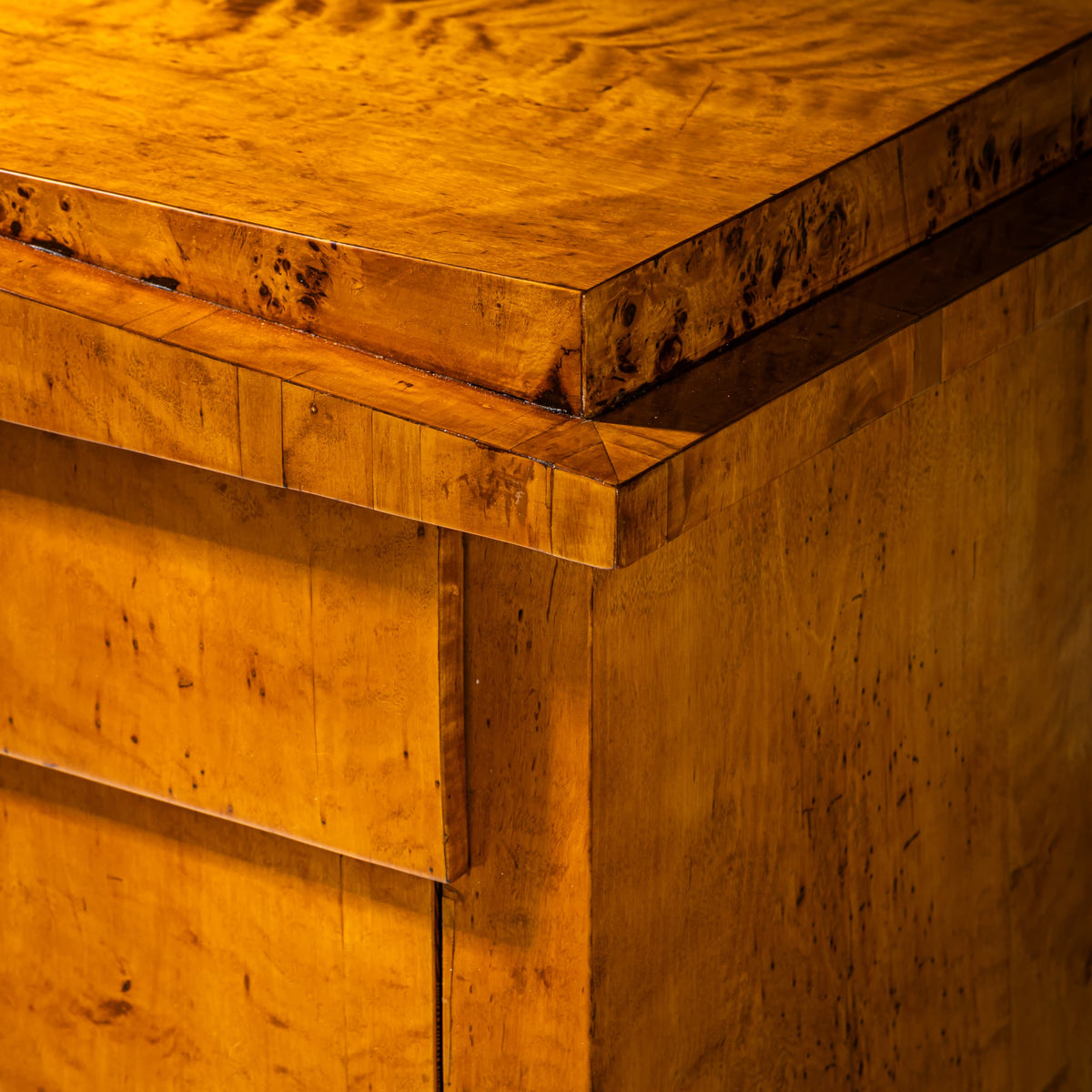 Biedermeier Chest of Drawers in Birch, Northern Germany, circa 1820