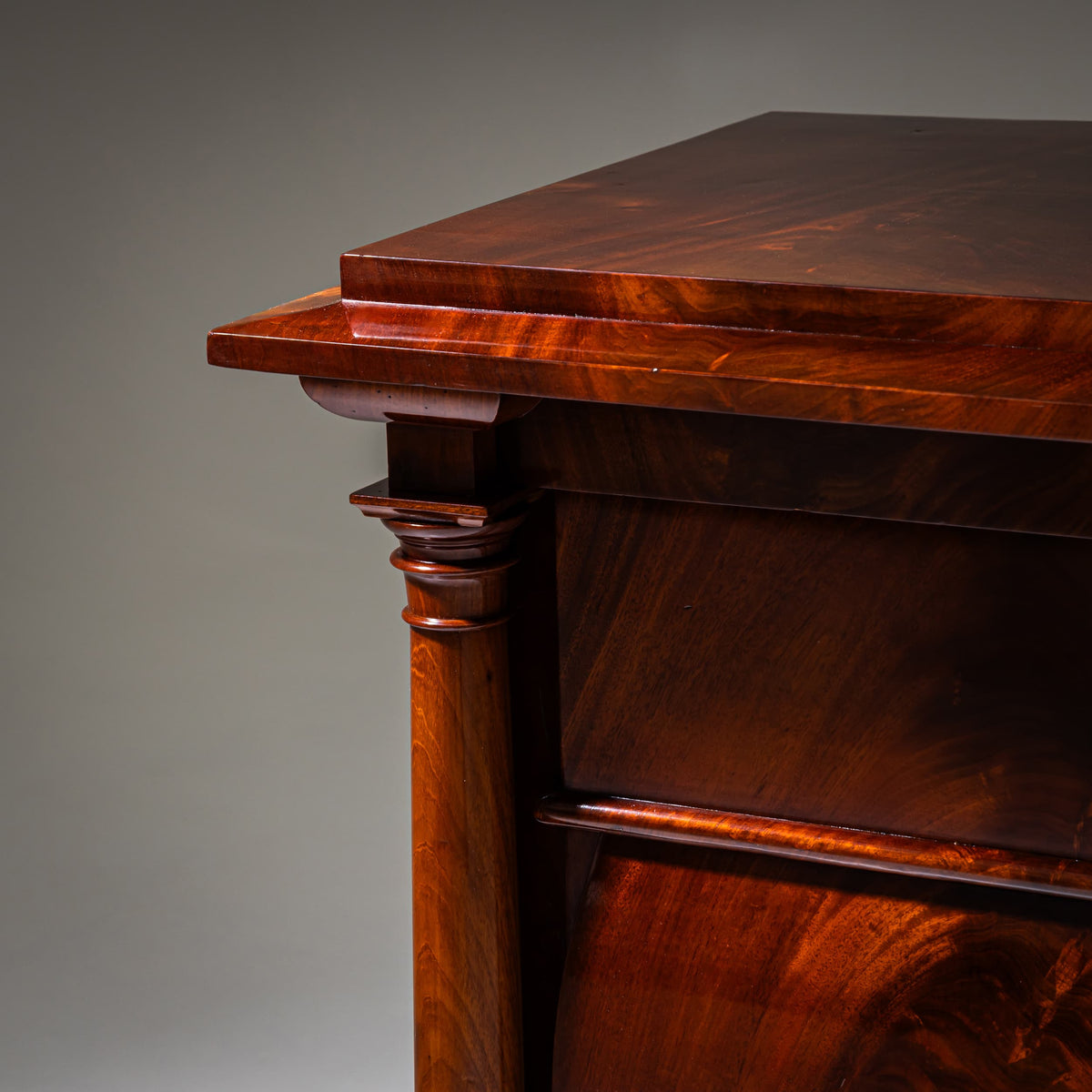 Biedermeier Mahogany Chest of Drawers, Northern Germany, circa 1820