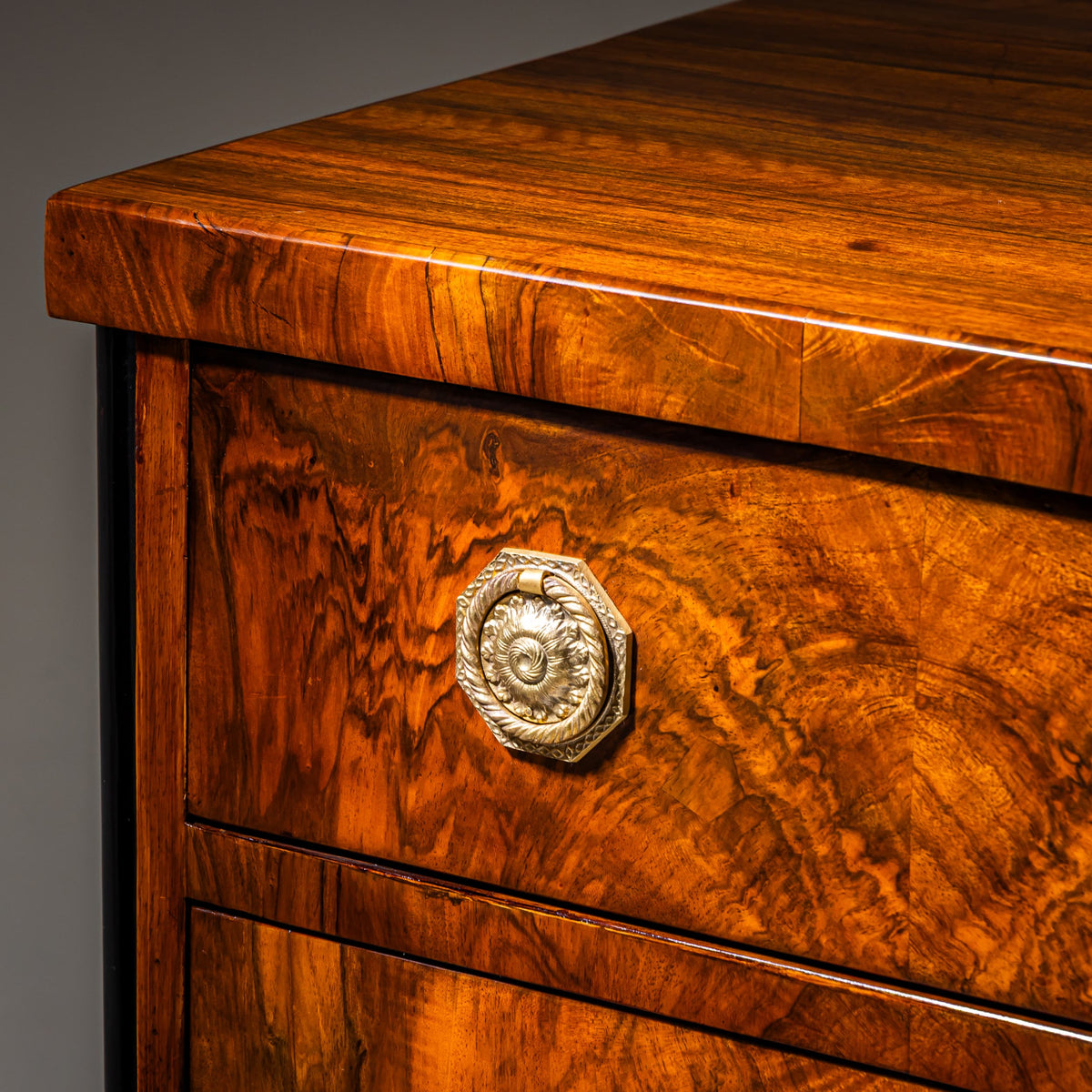 Biedermeier Walnut Chest of Drawers, Austria, circa 1820