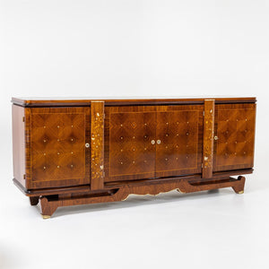 Art Deco Sideboard, in the Style of Jules Leleu, France 1940s