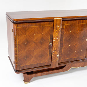 Art Deco Sideboard, in the Style of Jules Leleu, France 1940s