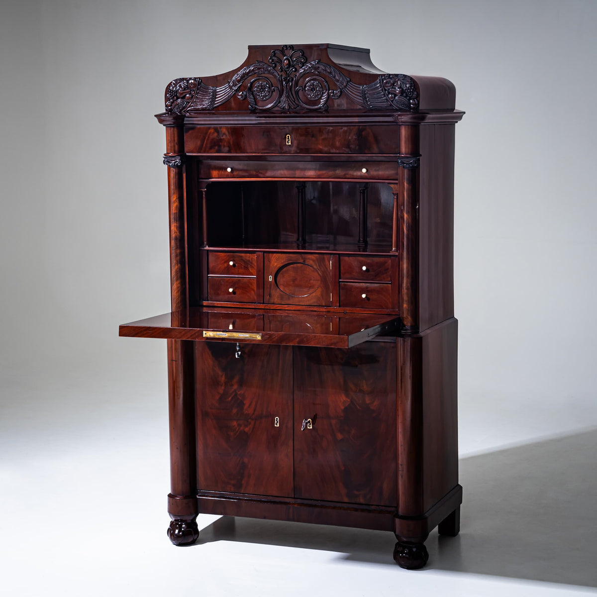 Louis Philippe Secretary Desk, Second Half of the 19th Century