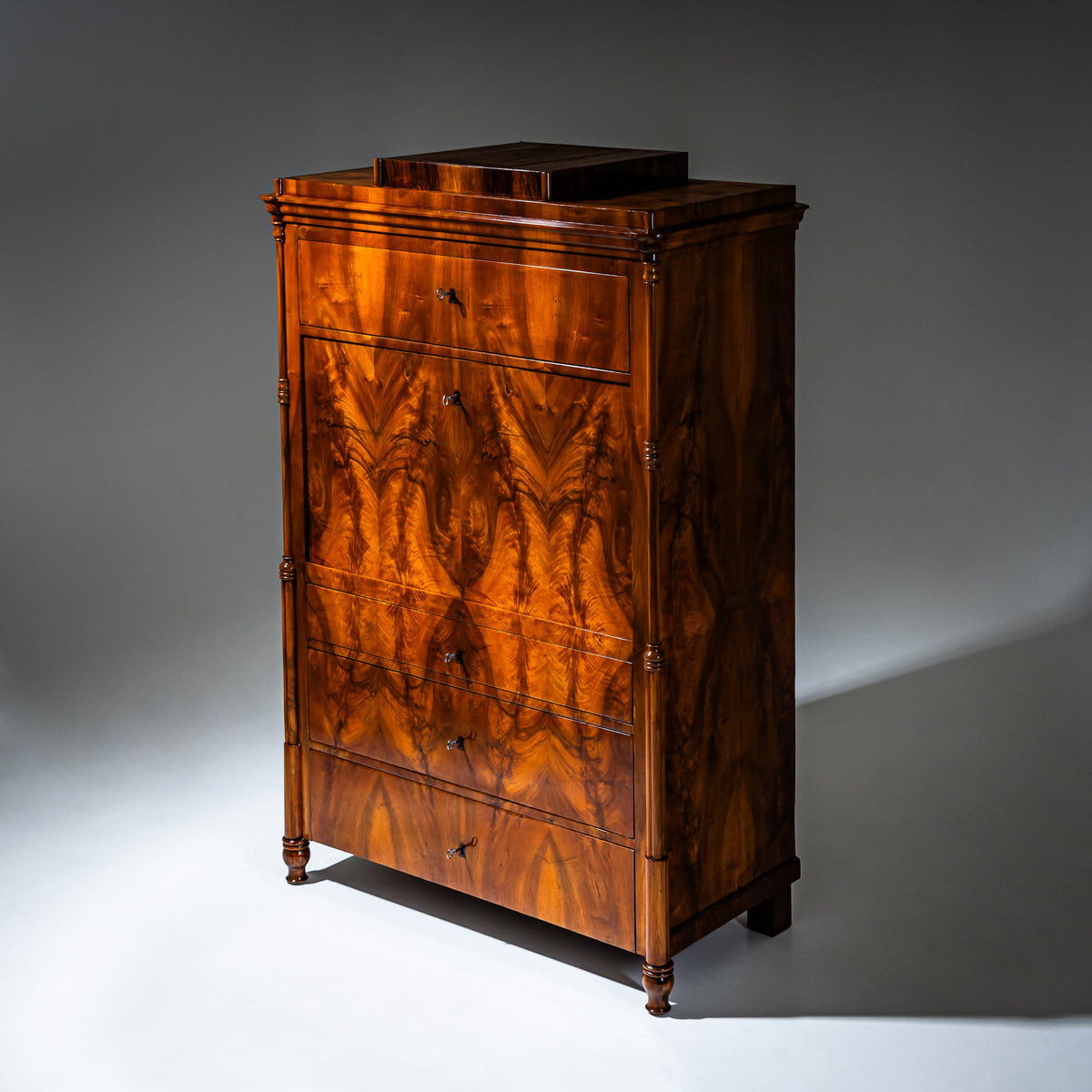 Biedermeier Secretary Desk, circa 1840