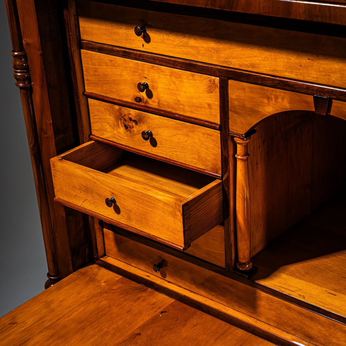Biedermeier Secretary Desk, circa 1840