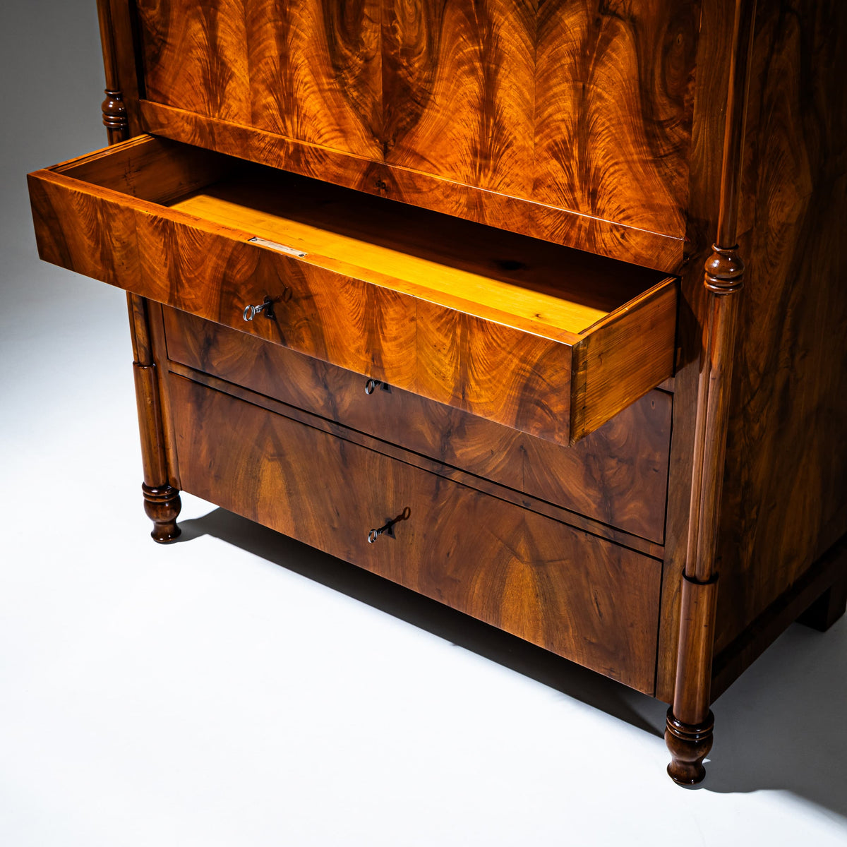 Biedermeier Secretary Desk, circa 1840