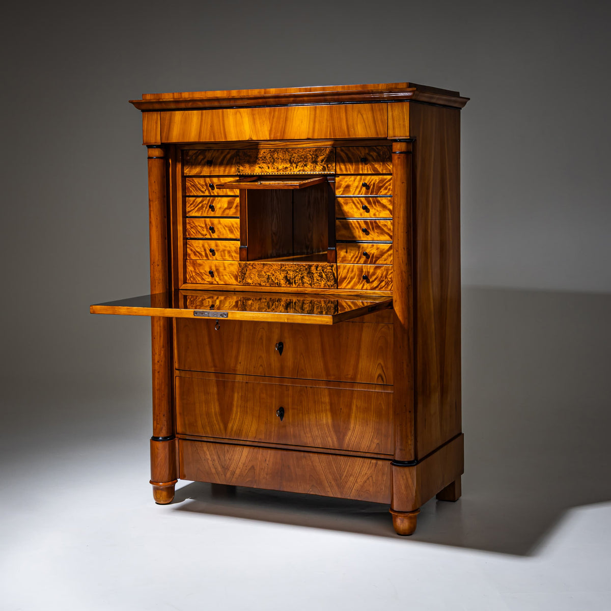 Biedermeier Secretary Desk, Central Germany, circa 1830