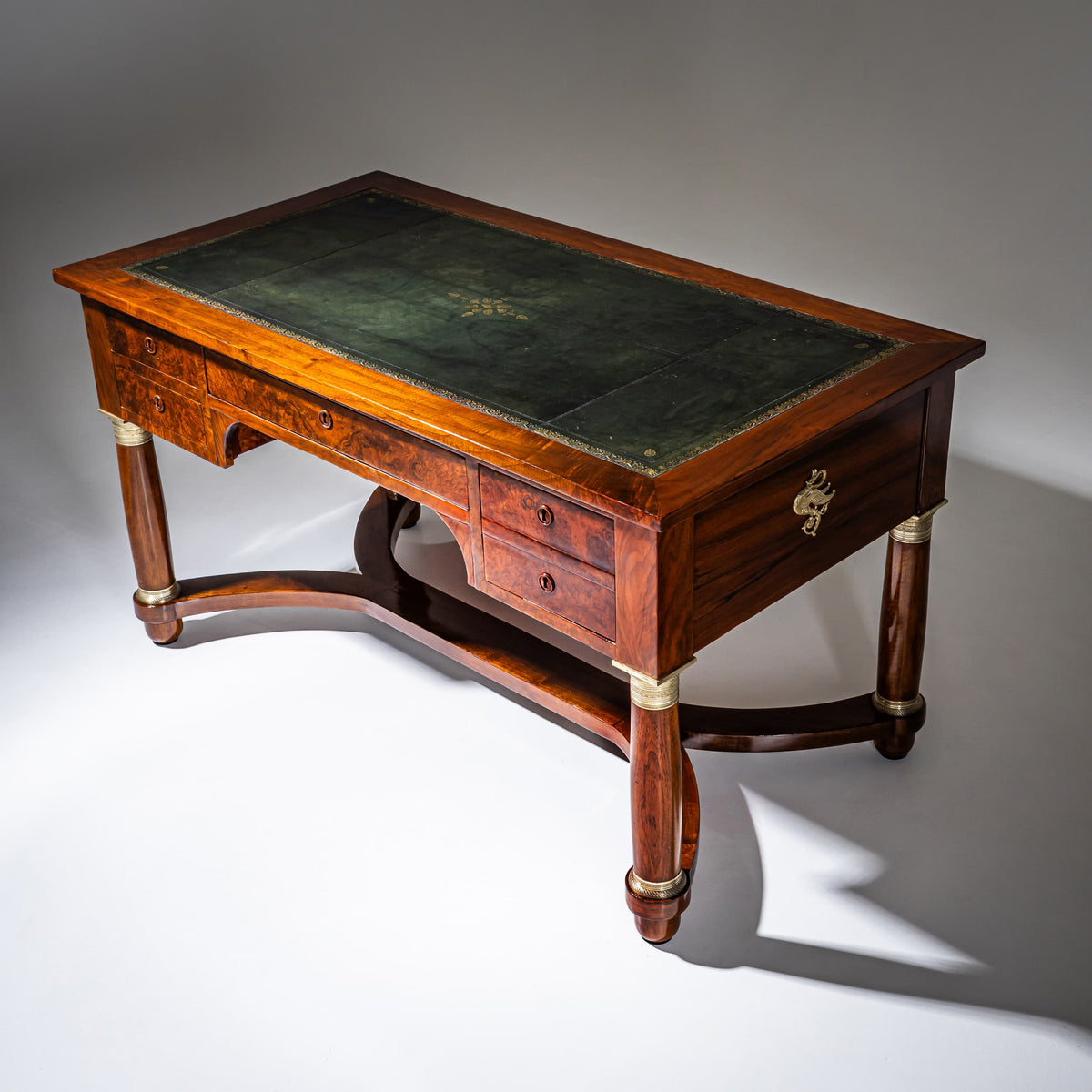 Charles-X-Stil Bureau-Plat, Frankreich, 19. Jahrhundert