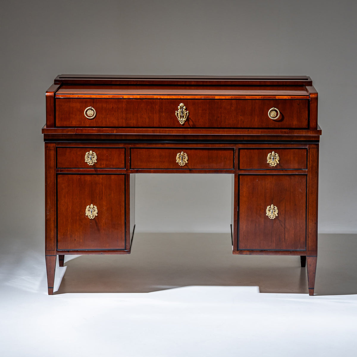 Early Biedermeier Mechanical Desk, Formerly Owned by Charles Schulmeister, Austria, Probably Vienna, Early 19th Century