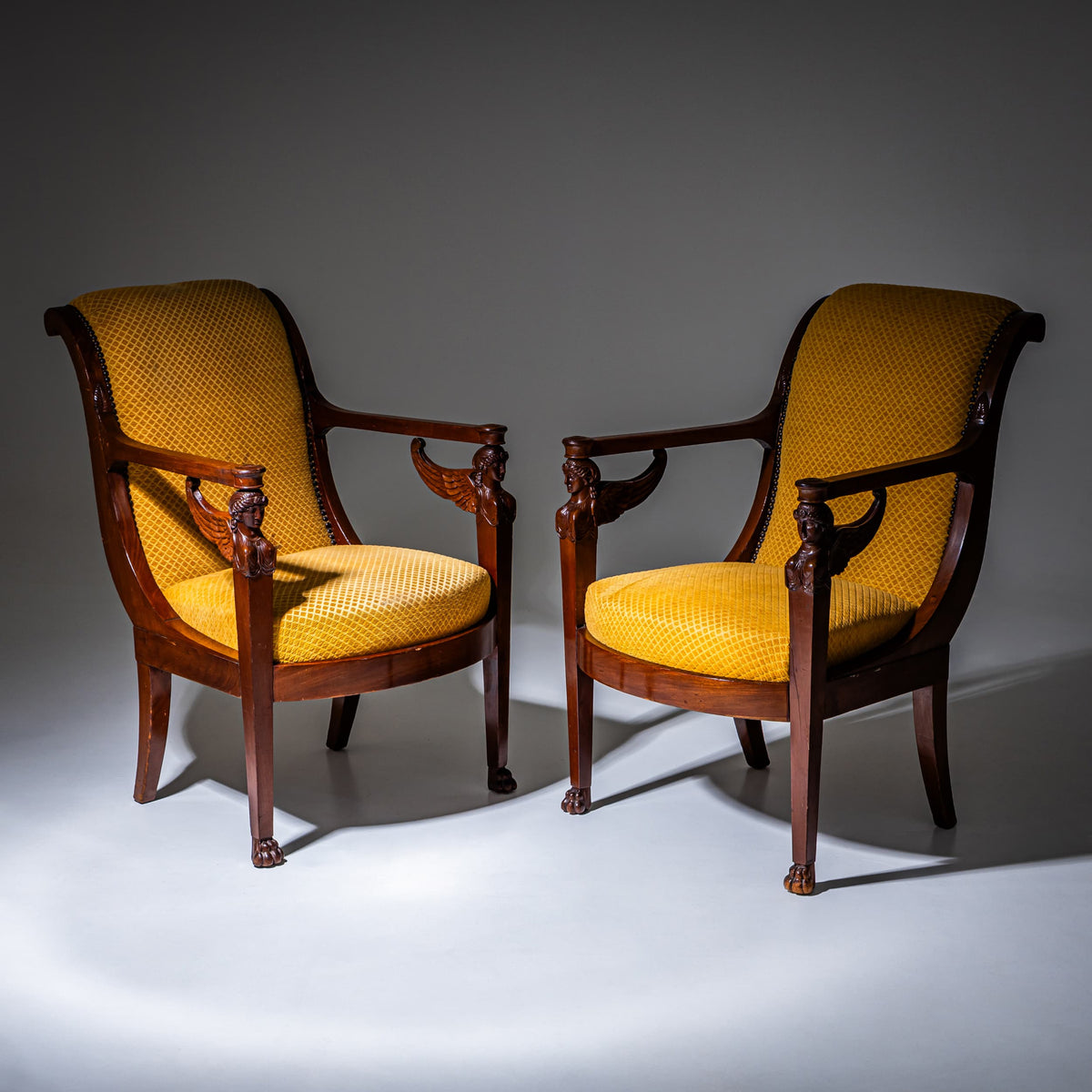 Empire Seating Suite, stamped Henri Jacob (Master 1779), France, Early 19th Century
