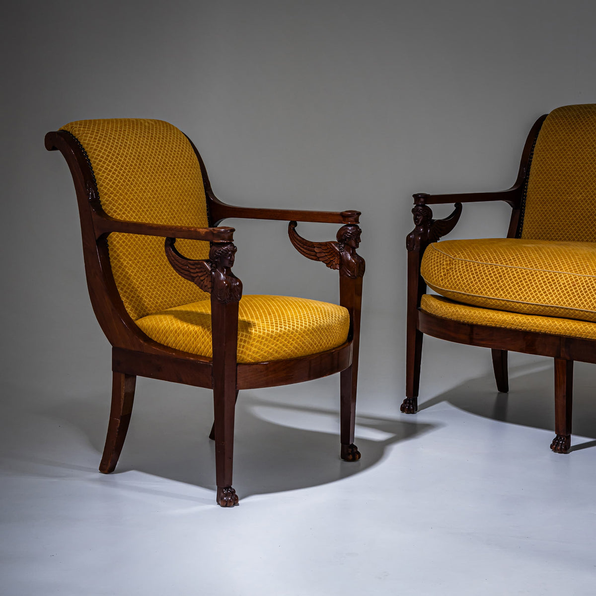 Empire Seating Suite, stamped Henri Jacob (Master 1779), France, Early 19th Century