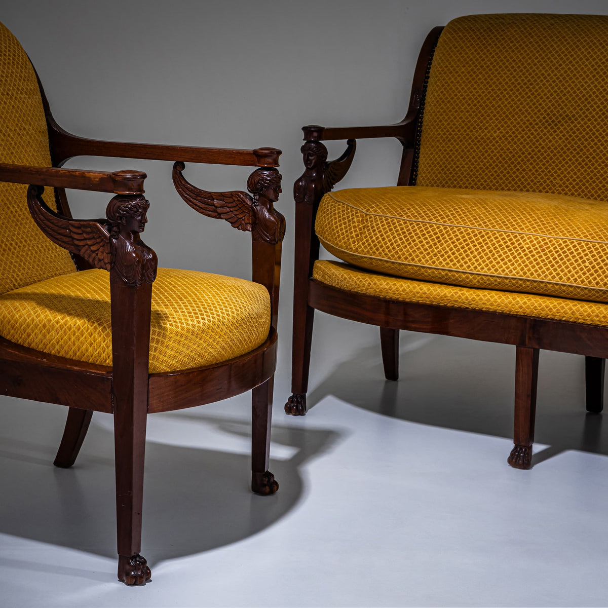 Empire Seating Suite, stamped Henri Jacob (Master 1779), France, Early 19th Century
