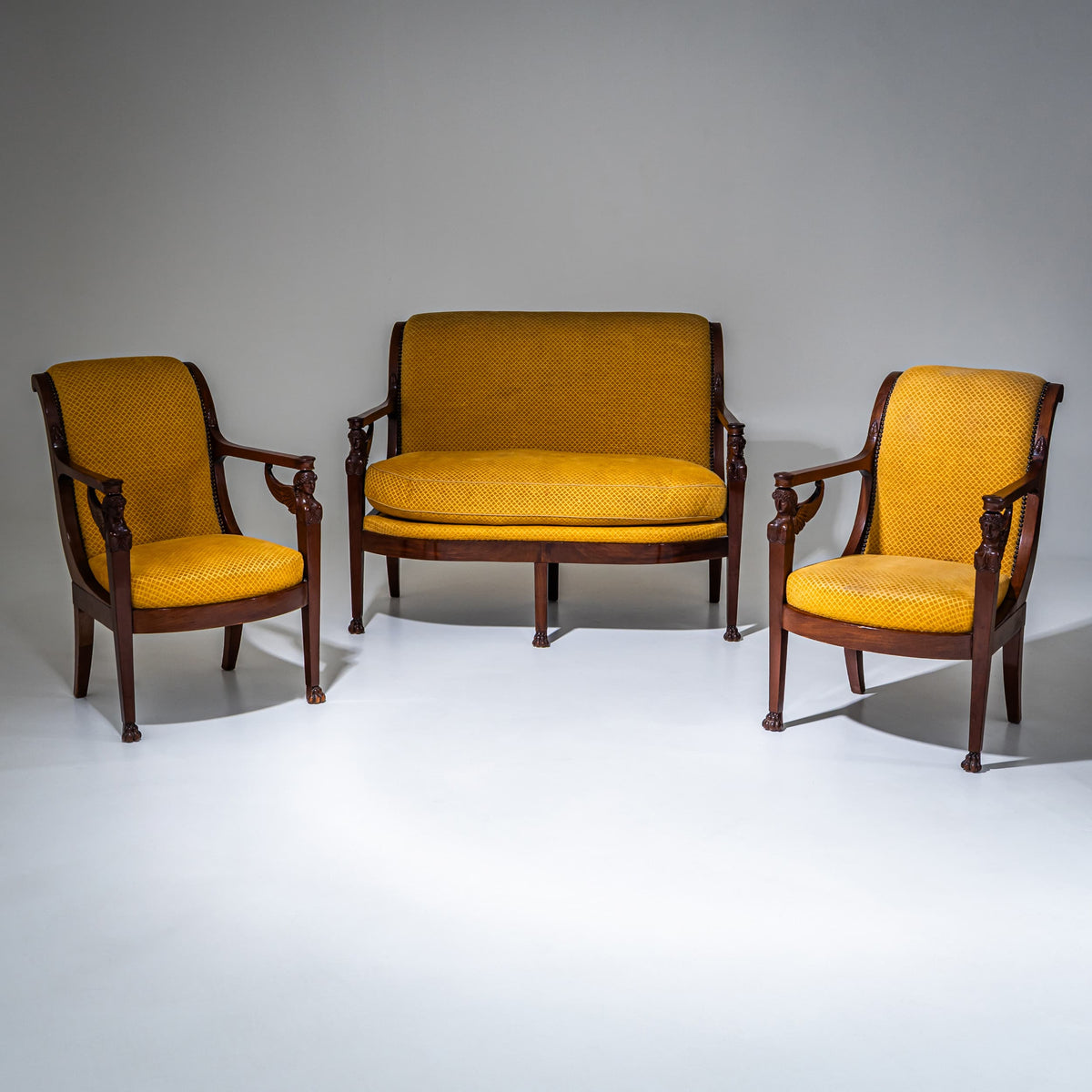 Empire Seating Suite, stamped Henri Jacob (Master 1779), France, Early 19th Century