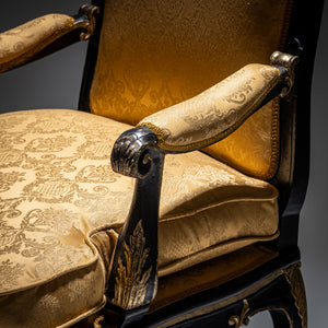 Baroque Armchairs, Mid-18th Century